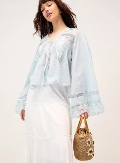 Bohemian lace blouse