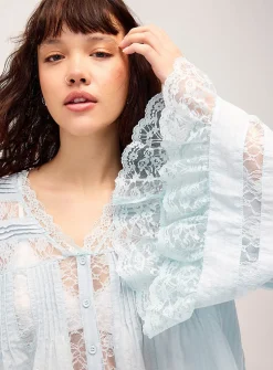 Bohemian lace blouse
