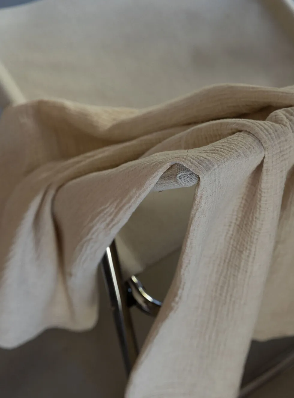Bohème cotton and linen throw