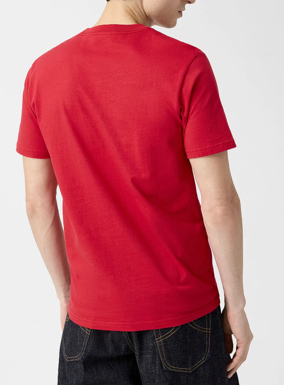 Boke flower embroidered T-shirt