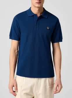 Boke flower patch piqué polo