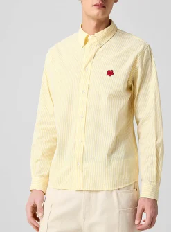 Boke Flower striped seersucker shirt