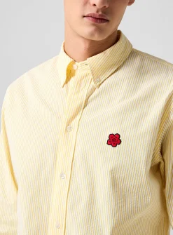 Boke Flower striped seersucker shirt