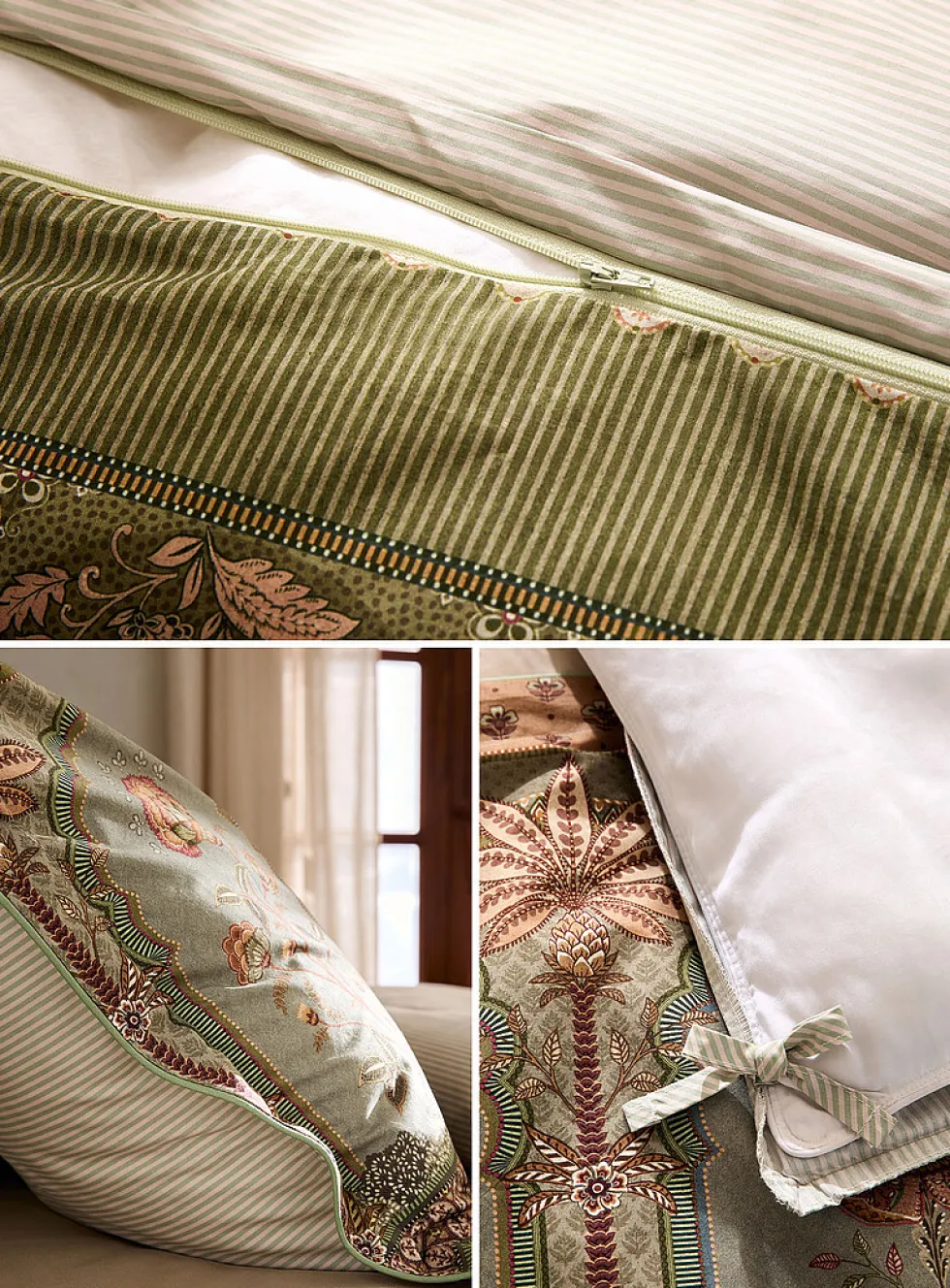 Bollywood Dreams floral patterns duvet cover set