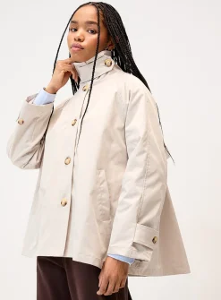 Bonnie A-line trench coat