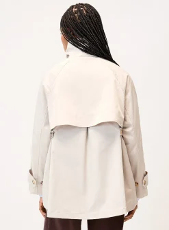 Bonnie A-line trench coat