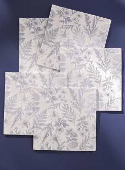 Botanical collage paper napkins