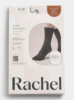 Botanical sheer socks