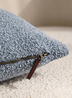 Bouclé fabric removable-cover cushion