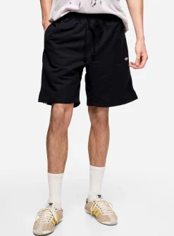 Bouclé jersey stripes short