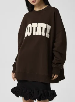 Bouclé logo sweatshirt