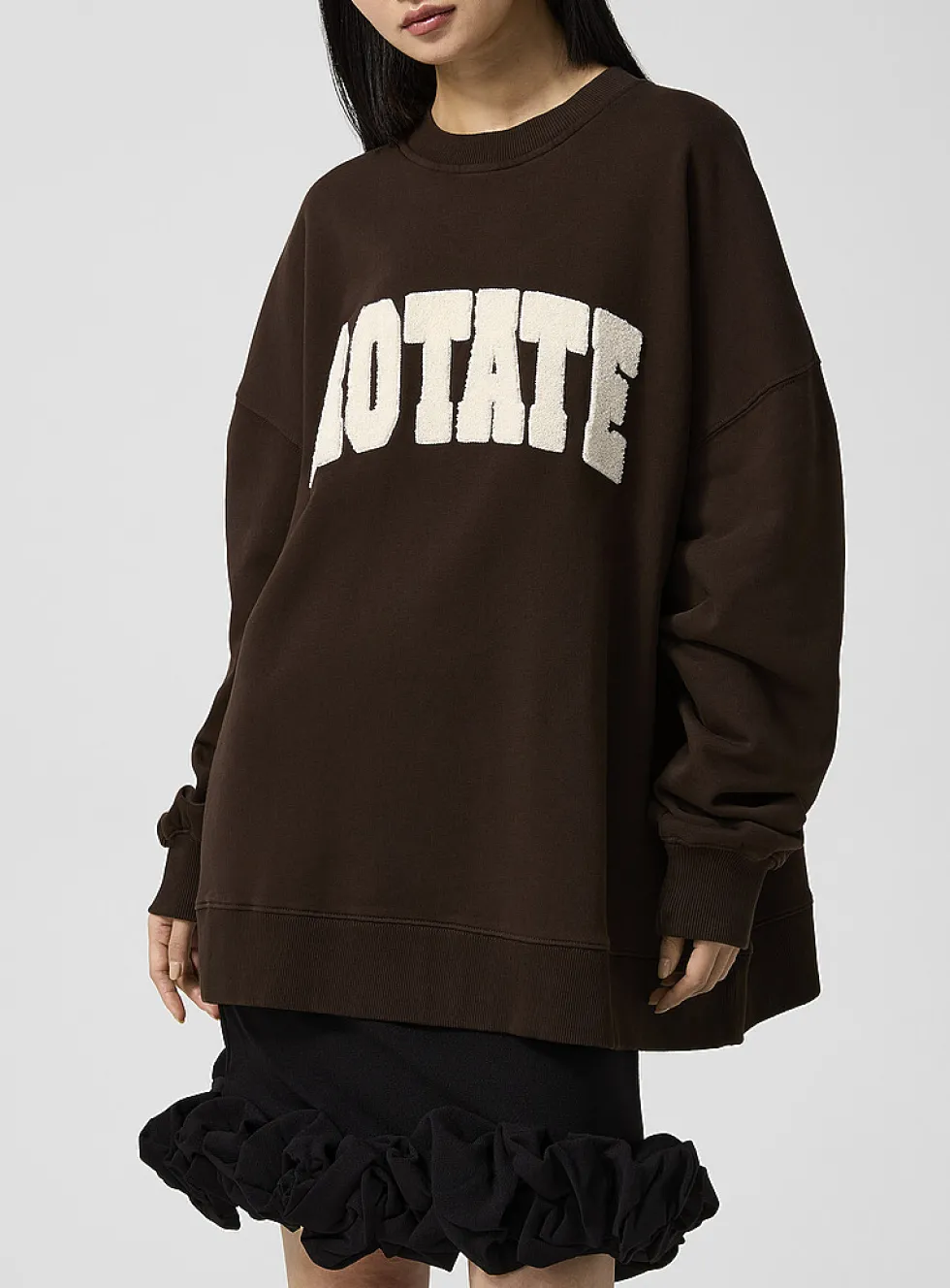 Bouclé logo sweatshirt