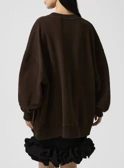 Bouclé logo sweatshirt