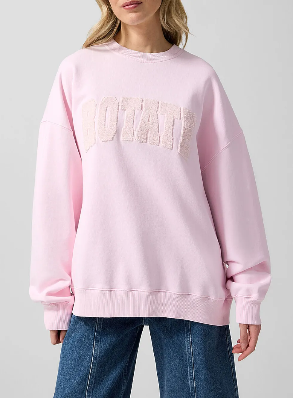 Bouclé logo sweatshirt