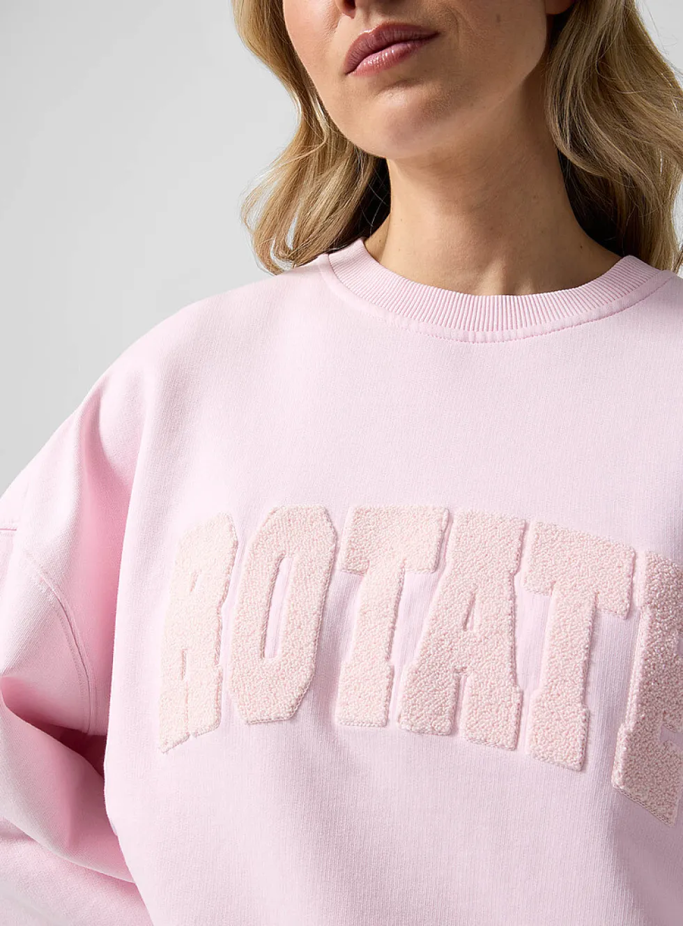 Bouclé logo sweatshirt