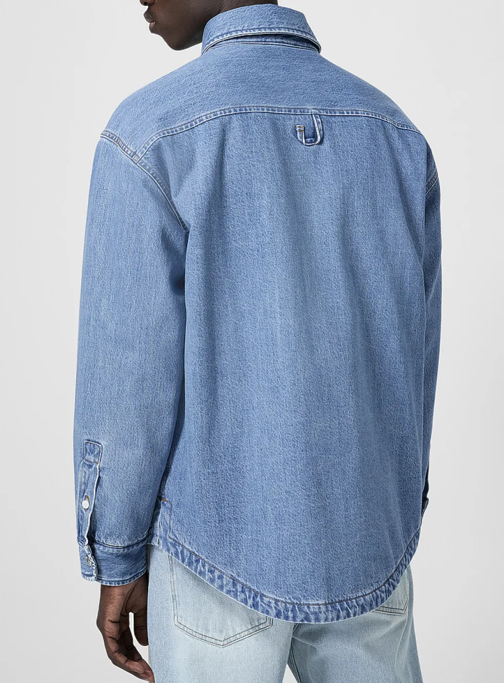 Boulanger padded denim overshirt