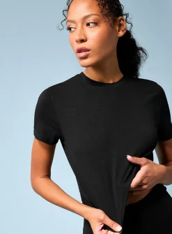 Bouncy jersey boxy T-shirt