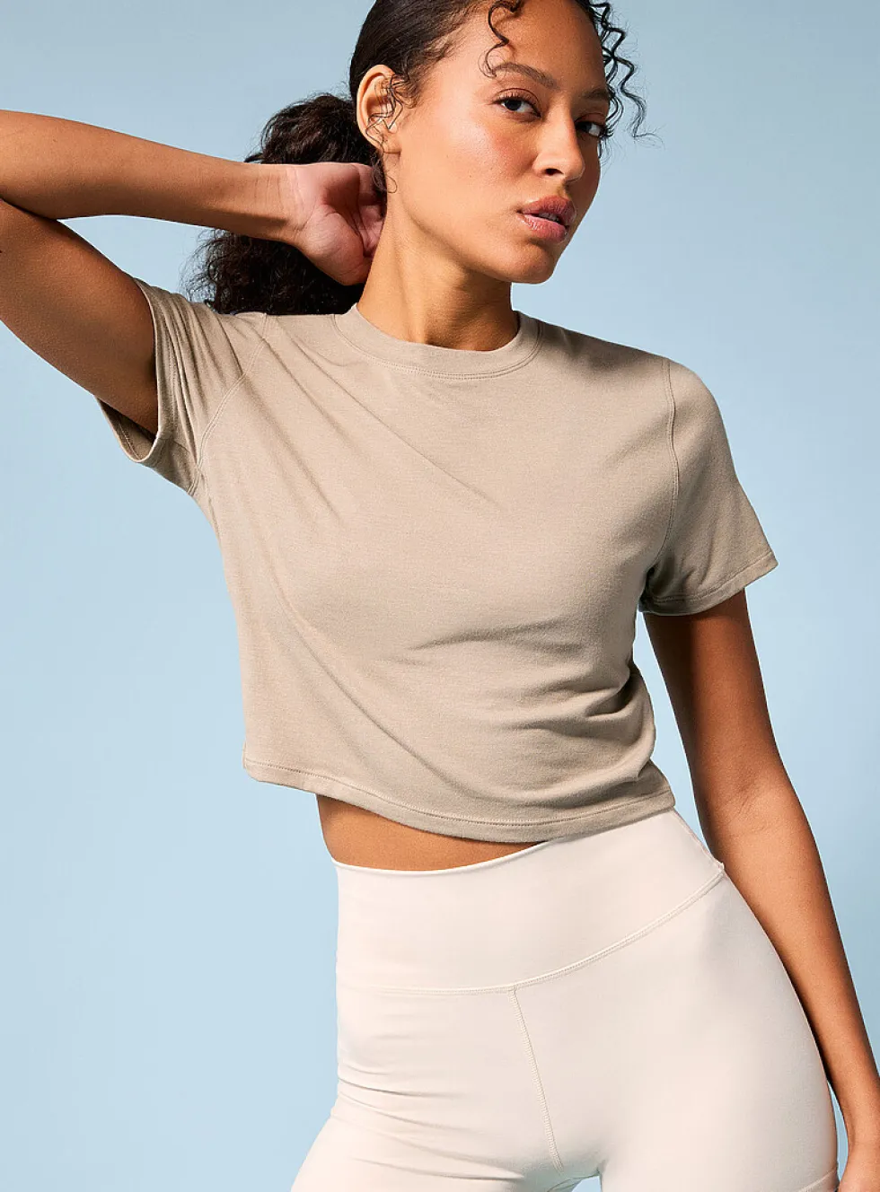 Bouncy jersey boxy T-shirt