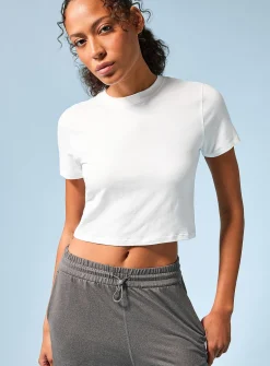 Bouncy jersey boxy T-shirt