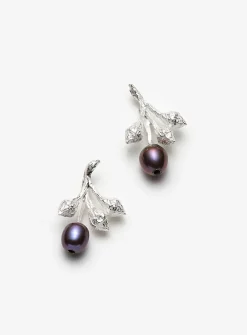 Bouquet sterling silver earrings
