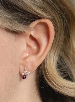 Bouquet sterling silver earrings