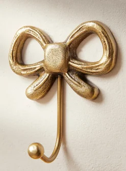 Bow wall-mounted hook