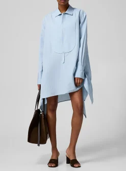 Bows and bib shirtdress