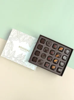 Box of fine vegan chocolates