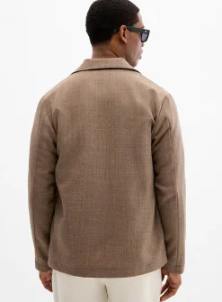 Boxy bistre jacket