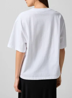 Boxy-fit pure organic cotton T-shirt