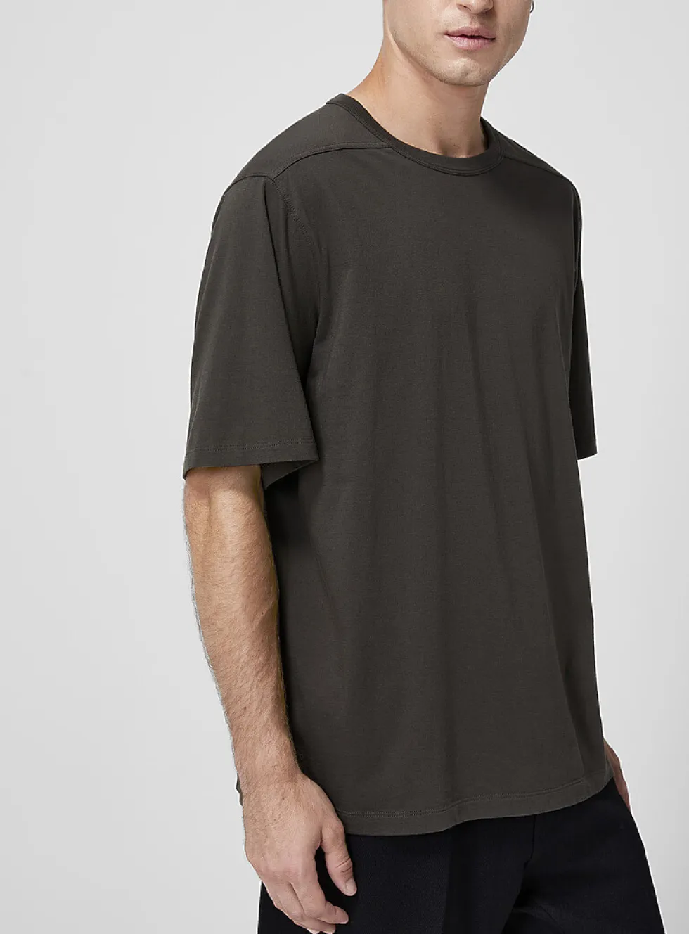 Brad tone-on-tone seams T-shirt