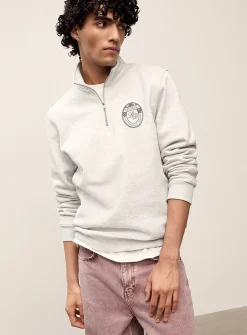 Brady zip-collar sweatshirt