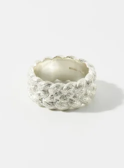Braid signet ring