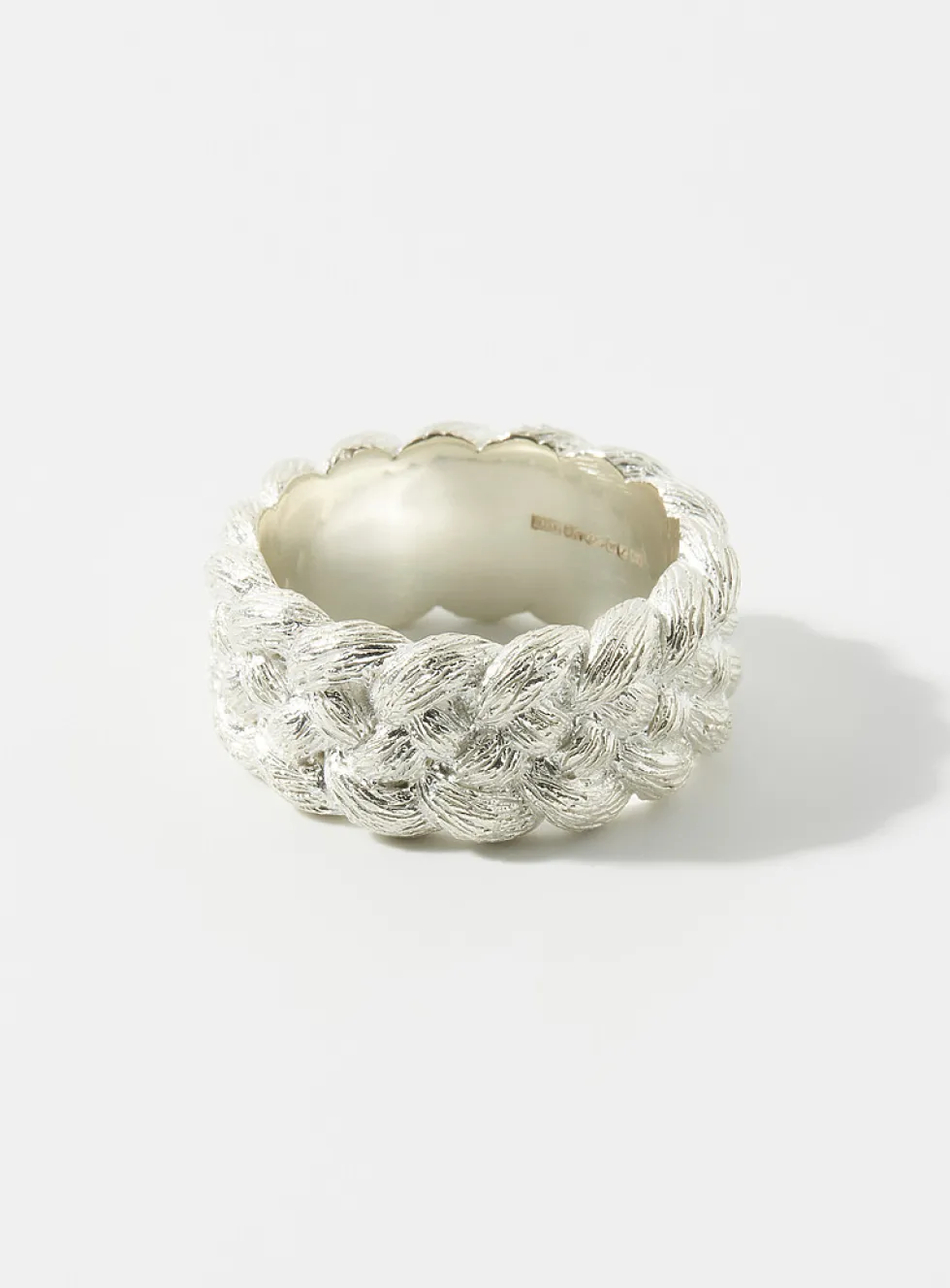 Braid signet ring