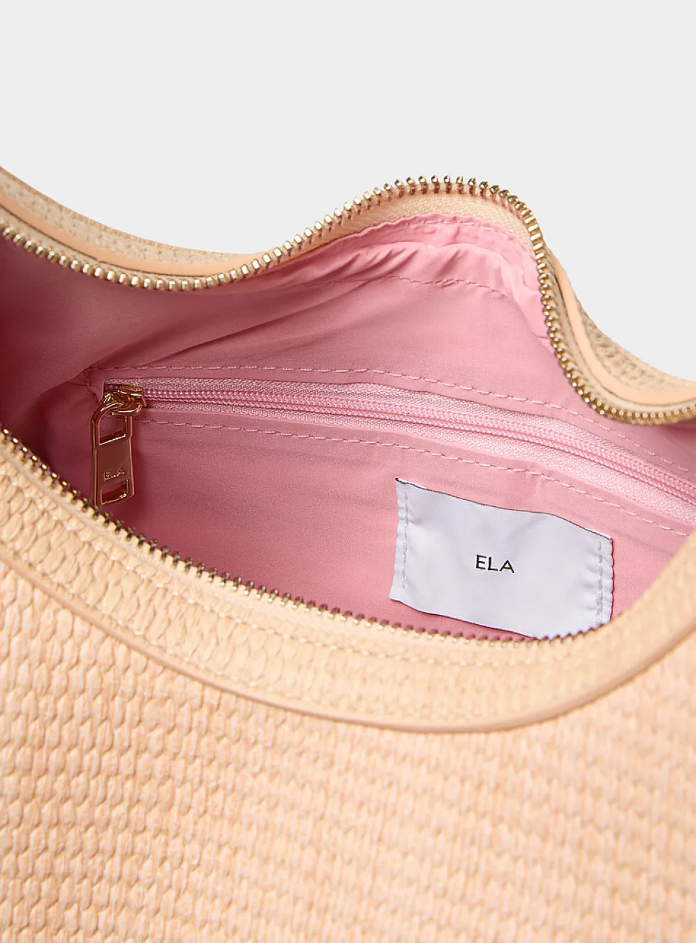 Braided-texture hobo bag