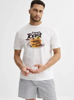 Breakfast print T-shirt