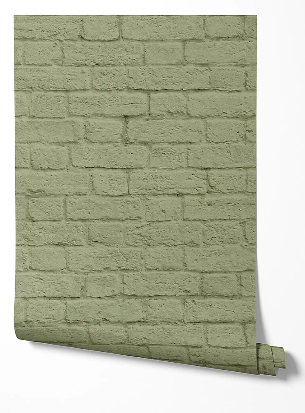 Brick illusion wallpaper strip
