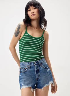 Bright stripe cami