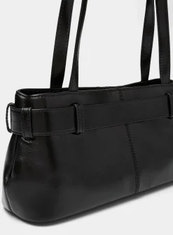 Brocle small black leather shoulder bag