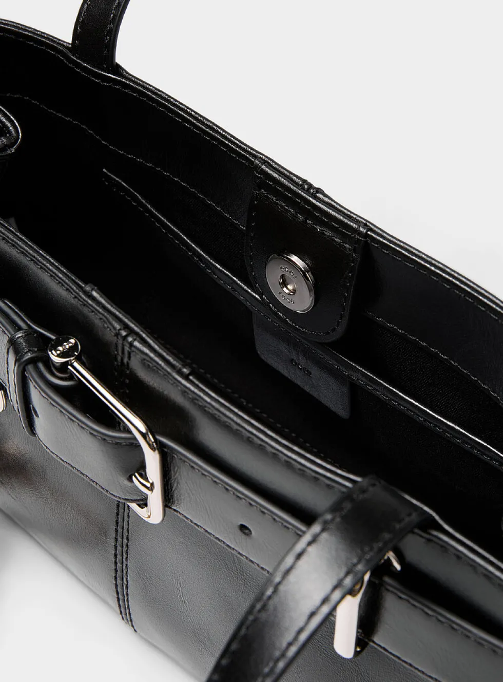 Brocle small black leather shoulder bag
