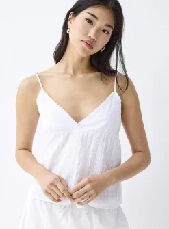 Broderie anglaise and bows cami
