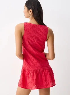Broderie anglaise minidress