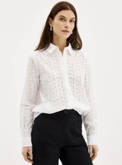 Broderie anglaise shirt