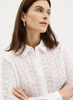 Broderie anglaise shirt