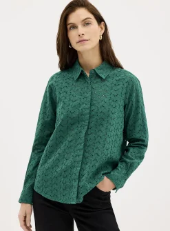 Broderie anglaise shirt
