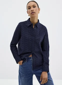 Broderie anglaise shirt