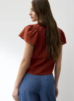 Broderie anglaise tee