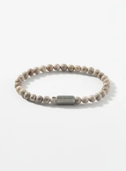 Bronzite bead bracelet
