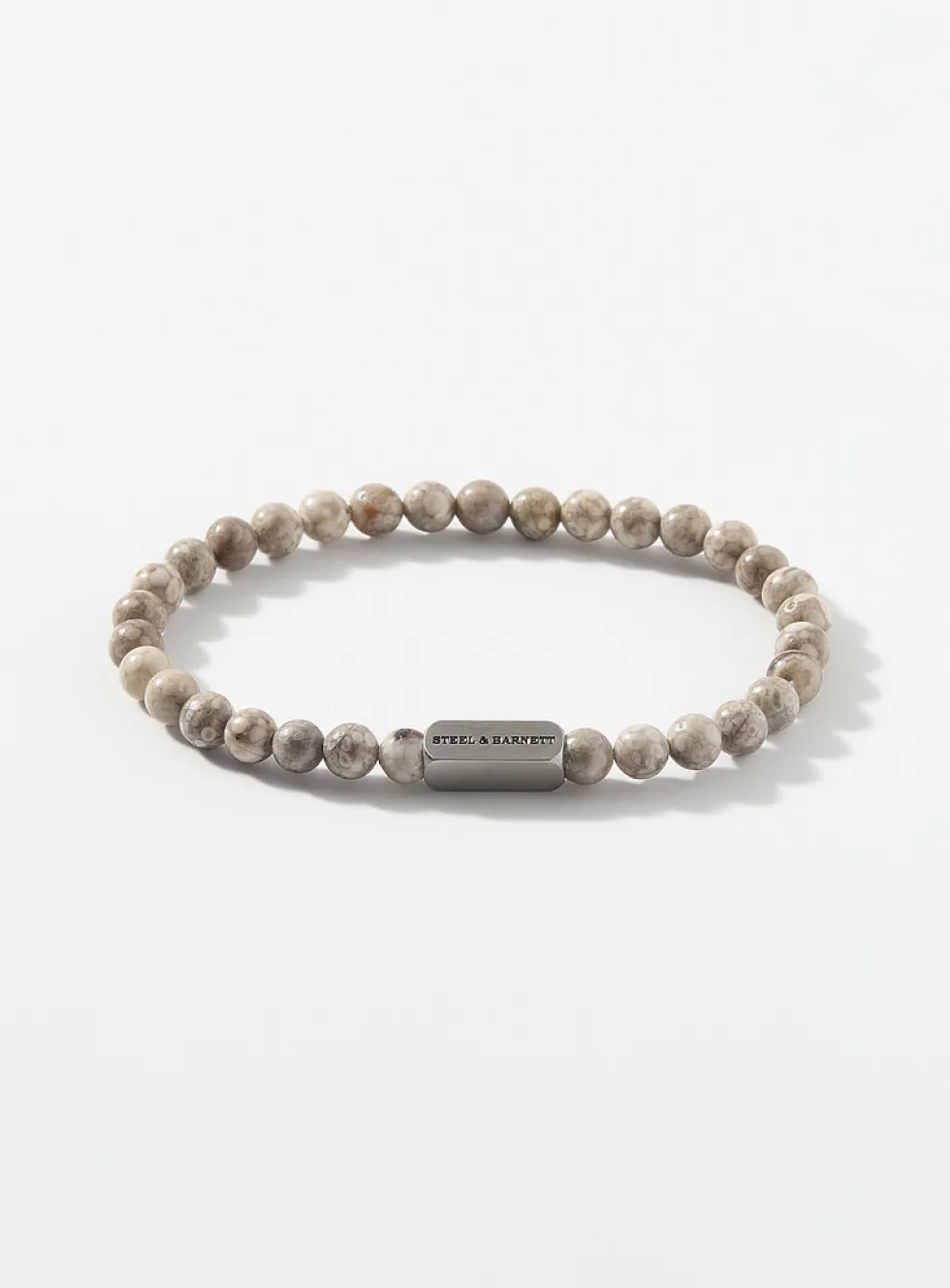 Bronzite bead bracelet