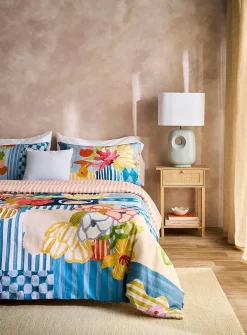 Brooklyn colourful blooms duvet cover set